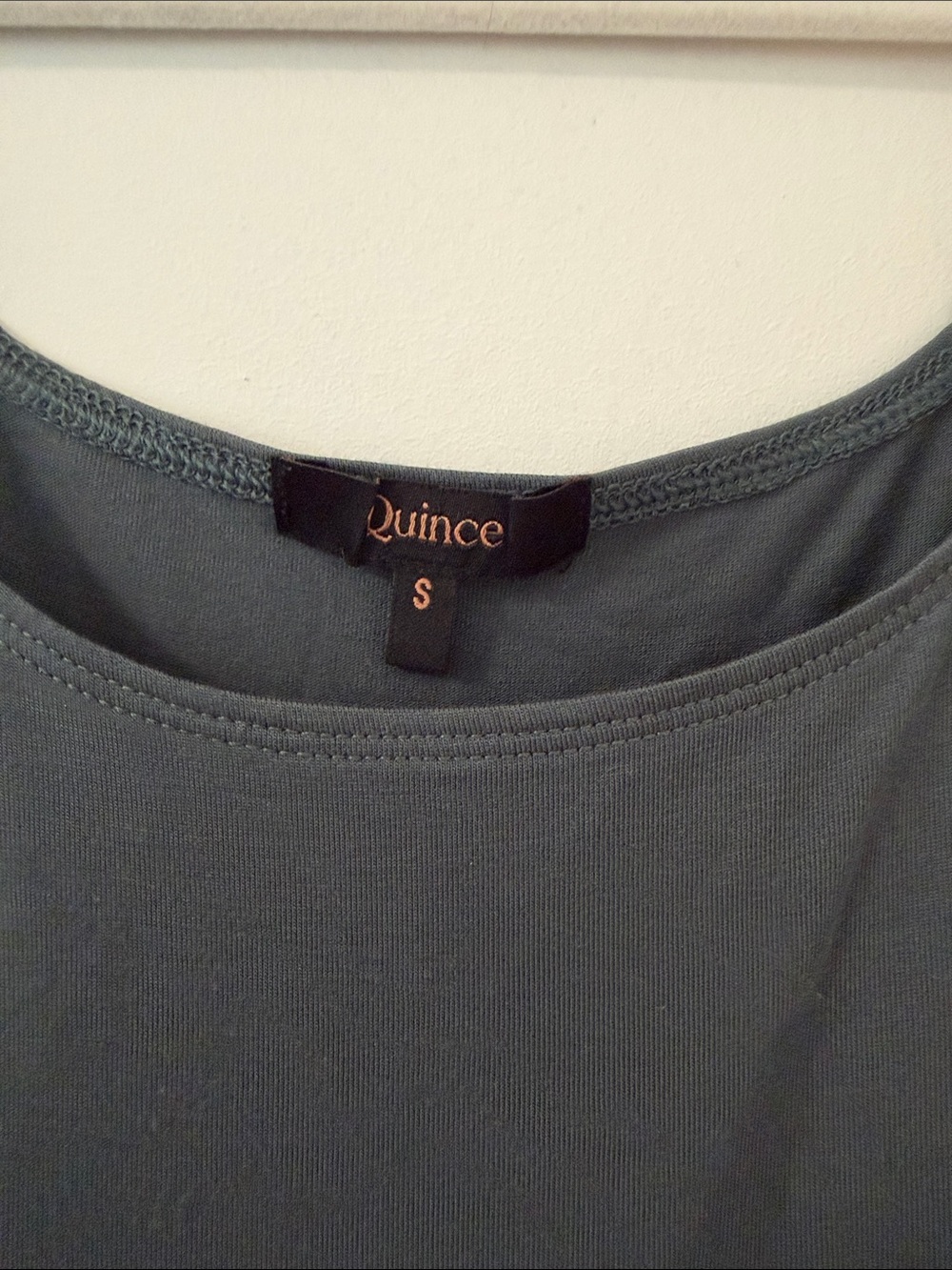 Quince Tencel Jersey Fit & Flare Dress Dark Olive - Picture 5 of 12